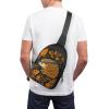 Sling Bag for Women Men Daypack Cute Hedgehog Chest Bag Crossbody Backpack for Hiking Travel view 2