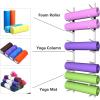 DLYZAYE Metal Yoga Mat Storage Rack, Wall Mount Yoga Mat Holder, Floating Shelf Home Gym Accessories Organizer for Foam RollerExercise MatYoga BrickSkateboard view 3