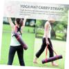 BESPORTBLE Portable Yoga Mat Carrying Belt Comfortable Stretch Bands for Exercise Mats view 2