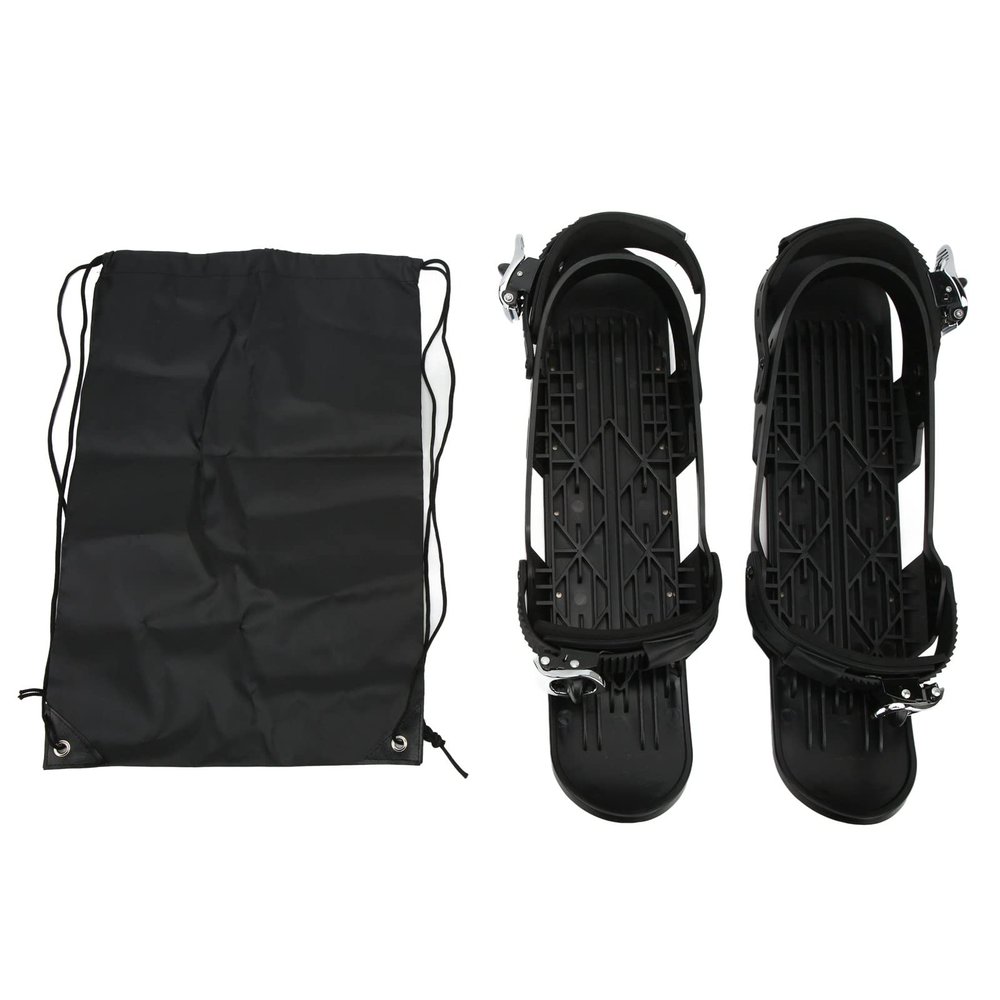 Adjustable Mini Snow Ski Shoes for Forest Trails, Skiing Experience Ski Boots for Winter Sports Lovers