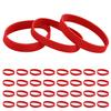 lasuroa 32pcs Ski Brake Retainers, Snowboard Brake Bands Retainers Strap Brake Rubber Band for Winter Ski Accessory (Red) view 1