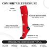 YQxwJL Flag Of Turkey Print Compression Socks,Compression Ankle Support Socks,Sports Socks,For Men Women Running view 3