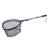 Fishing Net, Extendable Dense Silicone Mesh Easy Storage Aluminum Alloy and Rubber Fish Landing Net Lightweight for Bass (Blue) view 1