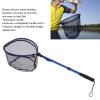 Fishing Net, Extendable Dense Silicone Mesh Easy Storage Aluminum Alloy and Rubber Fish Landing Net Lightweight for Bass (Blue) view 2