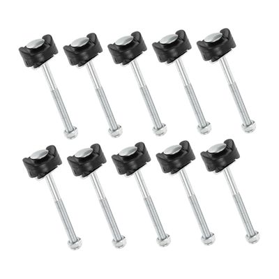 BESPORTBLE Trampoline Bolts for Poles Replacement Screws for Trampoline Legs 10 Pack Sturdy Iron