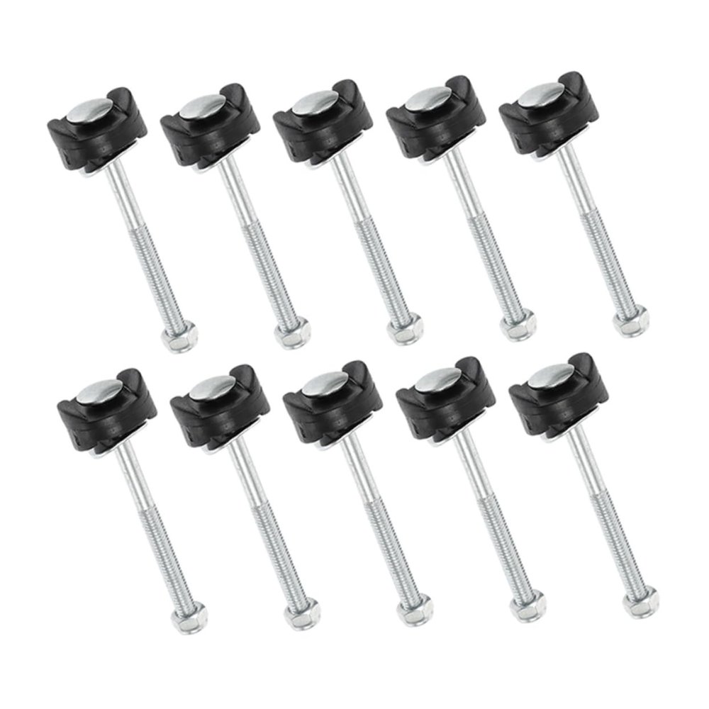 BESPORTBLE Trampoline Bolts for Poles Replacement Screws for Trampoline Legs 10 Pack Sturdy Iron