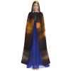 YKJJFVZ Xmas Ball Print Rogue Cosplay Adult Halloween Witch Hooded Cloak Cape Unisex Costume For Horror Parties Masquerade view 2