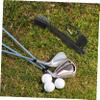 BESPORTBLE Double-Sided Golf Cleaning Brush Set Durable Club Cleaner Tool for Easy Use and Portability Essential Accessory for Golf Enthusiasts Black view 3
