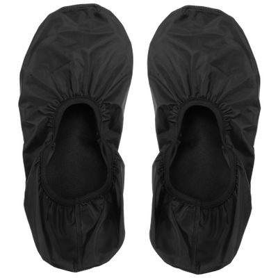 BESPORTBLE 2pcs Non-Slip Sports Bowling Shoe Covers and Dustproof Protectors for Men and Women Durable and Lightweight Elastic Design for Enhanced Performance Black