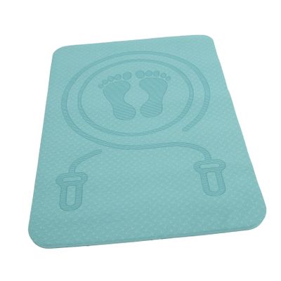 BESPORTBLE Portable Non- Skipping Mat Shock-absorbing Tpe Exercise Pad for Indoor Workouts Training Accessory for Jump Rope and Fitness Activities