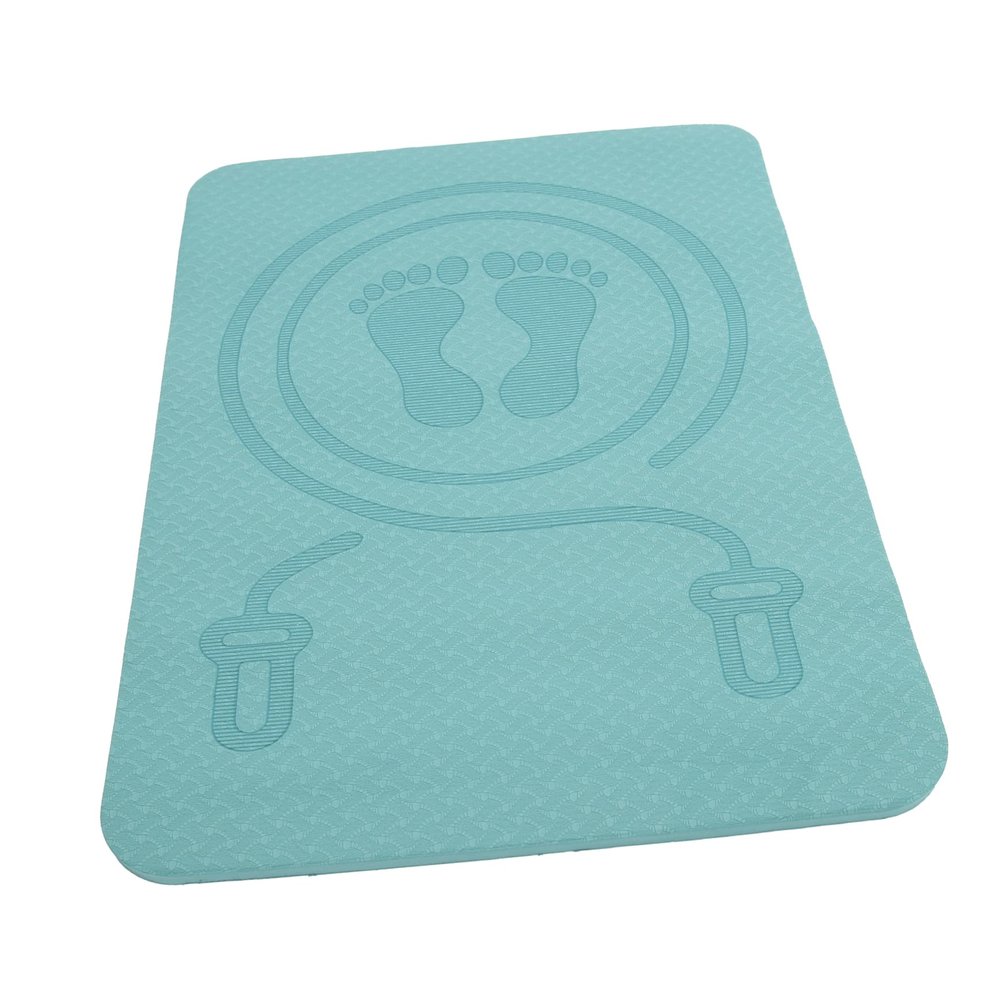 BESPORTBLE Portable Non- Skipping Mat Shock-absorbing Tpe Exercise Pad for Indoor Workouts Training Accessory for Jump Rope and Fitness Activities