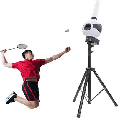 CAJUCA Badminton Machine, Automatic Shuttlecock Launcher Badminton Robot Shooting Machine Badminton Training Machine Automatic Badminton Pitching Machine