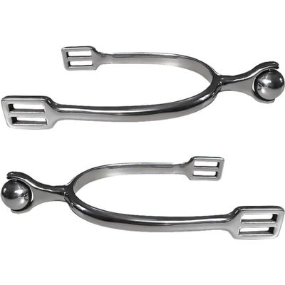 Haiyou 1 Pair Portable Horse Spurs with Roller Ball Horse Roping Spurs Horse Boot Spurs Compact Equestrian Equipment for Men