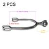 Haiyou 1 Pair Portable Horse Spurs with Roller Ball Horse Roping Spurs Horse Boot Spurs Compact Equestrian Equipment for Men view 4