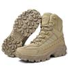 Bestgift High Top Outdoor Shoes Men's Big Size Hiking Shoes Hiking Travel Shoes Sports Running Shoes Khaki 9.5 view 1