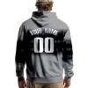 Kcivooh Customized Basketball Hoodie Personalized City Gradient Sweatshirt Customizable Hooded Sweatshirt Apparel Design Name Number Gift for Fans Men Women Youth S-5XL view 4