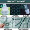 QCZOYP Fishing Bait Trap Net: Folded Fish Trap, Automatic Portable Umbrella Minnow Crayfish Shrimp Trap, Crawdad Cast Cage Crab Baits Mesh Trap Fishing Accessories for Freshwater and Saltwater view 3