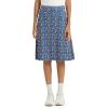 NOOYME 24" Skorts Modest for Women with Pockets Midi Knee Length Athletic Skirts (L, Blue Floral) view 4