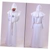 BESTYASH Halloween Cosplay Wizard Uniform Men's Medieval Monk Robe Hooded Tunic Size XL view 2