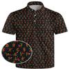 AYUNIX Christmas Golf Shirts for Men Funny Education Polo Shirts Short Sleeve Moisture Wicking Performance Golf Polos view 1