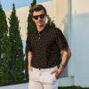 AYUNIX Christmas Golf Shirts for Men Funny Education Polo Shirts Short Sleeve Moisture Wicking Performance Golf Polos view 3