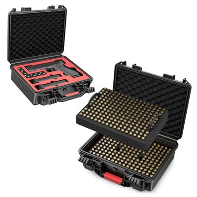 Kinghardcase 350 Round Bullet Locking Storage Case and Tactical Hard Gun Case for Glock