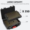 Kinghardcase 350 Round Bullet Locking Storage Case and Tactical Hard Gun Case for Glock view 4