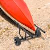 Lemoeyes Boat Dolly Cart, Kayak Cart Transport Carrier Sailboat Trailer Trolley for Small Boat, Adjustable Width Up to 16.54 Inches, 12" Flat-Free Kayak Wheels, 220 Lbs Weight Capacity view 2