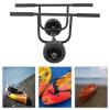 Lemoeyes Boat Dolly Cart, Kayak Cart Transport Carrier Sailboat Trailer Trolley for Small Boat, Adjustable Width Up to 16.54 Inches, 12" Flat-Free Kayak Wheels, 220 Lbs Weight Capacity view 4