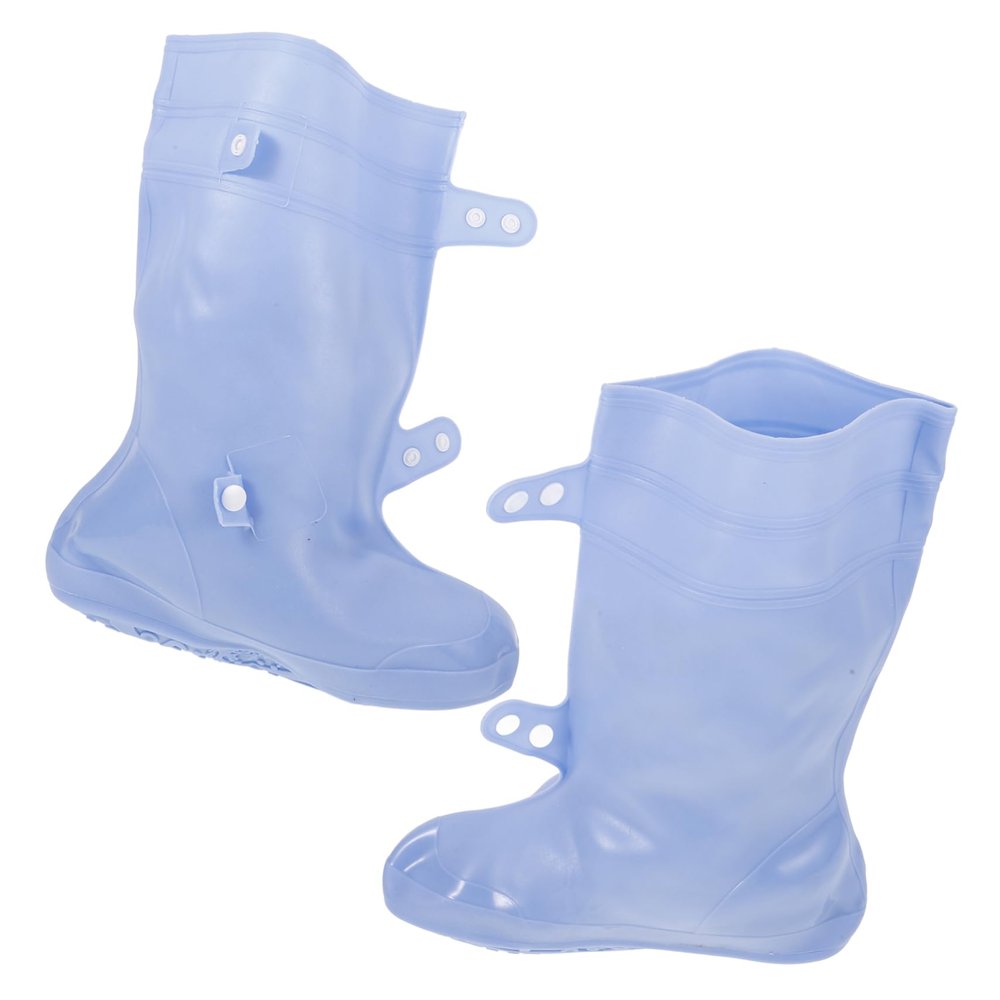 Hohopeti 1pair Rain Boot Protector for Adults Reusable Shoe Non- Wear-resistant for Outdoor Use Rain Fits