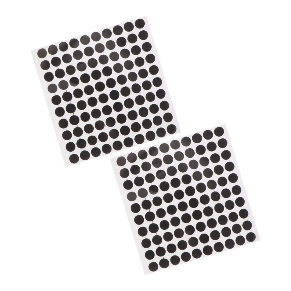 CORHAD 2sheets Pool Table Mark Dots Black Sticker Dots Billiard Table Accessories Snooker Spots Adhesion