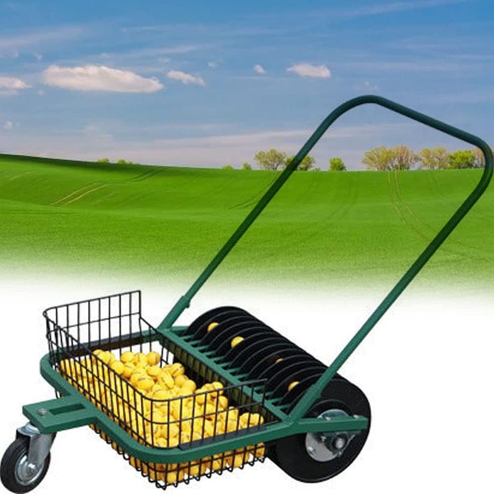 Golf Ball Retriever Machine,Golf Ball Collector,Golf Ball Picking Machine,Automatic Ball Picking Trolley,13 Ball Picking Channels,600 Golf Balls Capacity,Golf Accessories