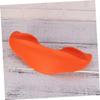 OSOLADY Barbell Pad for Squats and Lunges Neck and Shoulder Protection Lightweight and Easy to Attach for Weightlifting and Gym Workouts Orange view 3