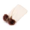 LIFKOME Knitted Scarf for Soft and Warm Neck Warmer Cute Design for Cold Weather White view 2