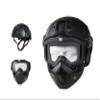 Gaftuyei Adult Unisex Airsoft Helmet with Face Mask, Paintball Helmet, Side Rails, NVG Bracket, Removable Goggles