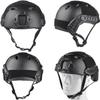 Gaftuyei Adult Unisex Airsoft Helmet with Face Mask, Paintball Helmet, Side Rails, NVG Bracket, Removable Goggles view 4