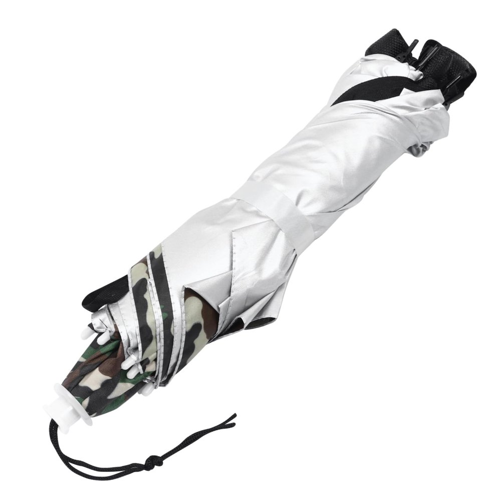 KONTONTY 1pc Double Layer Umbrella -mounted Rain and Sun for Fishing Gardening Hiking and Outdoor Work