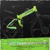 Betterland 26 Inch Mountain Bike, 21 Speeds Full Suspension Dual Disc Brake, Folding Bikes High Carbon Steel Frame and Non-Slip Quick Release tire Bicycle for Men Women(LH-Green) view 2