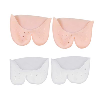 2 Pairs Gel Toe Caps Pointe Cushion for Ballet Sandals, Big Toe Protector