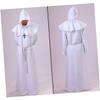 GALPADA Wizard Uniform Men's Medieval Monk Robe Hood Halloween Cosplay Aarel Size Xl view 3