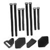 BRIGHTFUFU 8pcs Bike Rack Straps for Wheel Stabilization Durable Nylon Bicycles Transporting Accessories High Strength Buckle Lengths for Secure Luggage Bikes and Motorcycles view 4