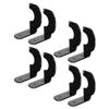 Anneome 20pairs Softball and Baseball Bat Holder Wall Mount Acrylic Display Rack for Home Storage and Organization for Showcasing Bats Horizontally Black Finish view 3