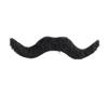 GALPADA Masquerade Party Decorations 6 Pcs Fake Mustaches Self Adhesive Plush Simulation Costume Mustaches for Adults Black view 1