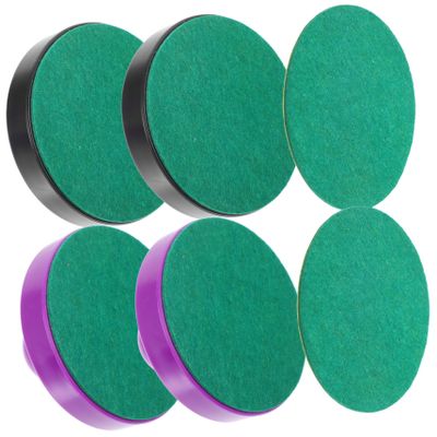 Toddmomy 1set Ice Hockey Pucks Pusher Accessories Cloth for Air Hockey Table Replacement Parts Smooth Sliding Design for Thrilling