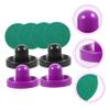 Toddmomy 1set Ice Hockey Pucks Pusher Accessories Cloth for Air Hockey Table Replacement Parts Smooth Sliding Design for Thrilling view 3