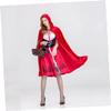 Alasum Red Riding Hood Women Costumes Women's Halloween Dress Aarel Little Riding Hood Dress view 3