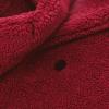 AIMAOMI Toddler Baby Girls Faux Fu Coats Lapel Collar Open Front Teddy Long Trench Coat Winter Fleece Jacket (Red, 3-4 Years) view 4