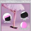 5 Pcs Turning Board Ballet Equipment Include Ballet Turning Boards Figure Skating Spinner Leg Stretching Straps Pink Drawstring Bag for Dancers Yoga Ice Skaters Gymnasts Cheerleaders Gift view 3
