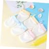 BESTYASH 4pairs -scratching Gloves Newborn Face Unisex Mittens for Use Prevent Scratches and Keep Hands Clean view 3