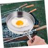 LABRIMP Foldable Frying Pan Steel Portable Pan Non-stick Outdoor Cookware Camping Pot Lightweight view 2